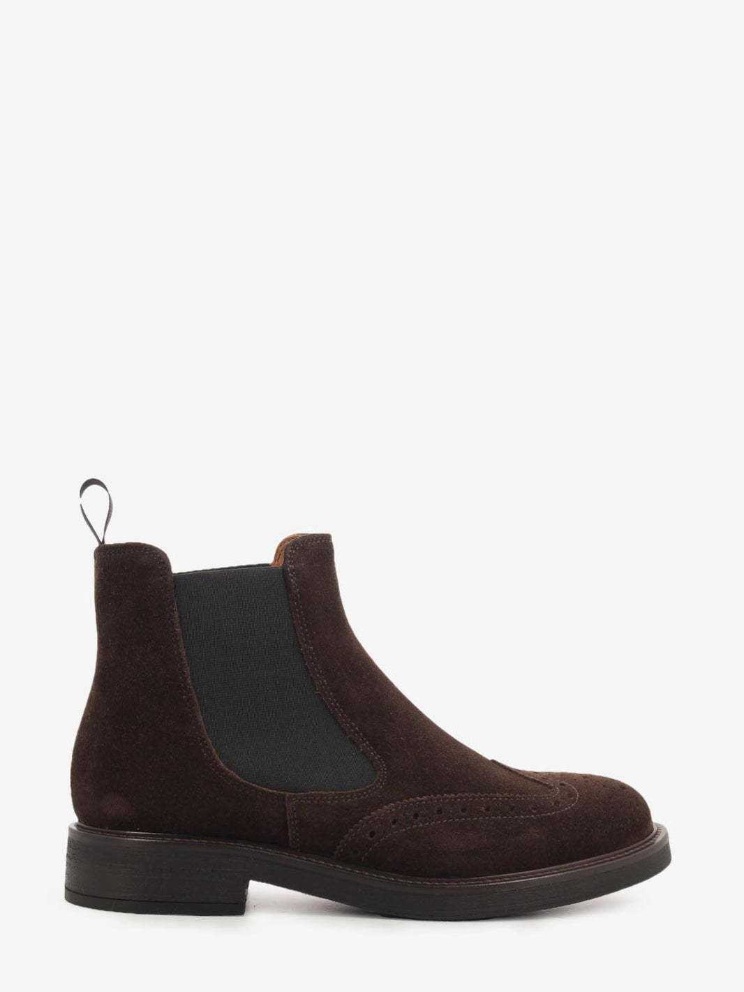 Beatles in cacao-colored waxed suede