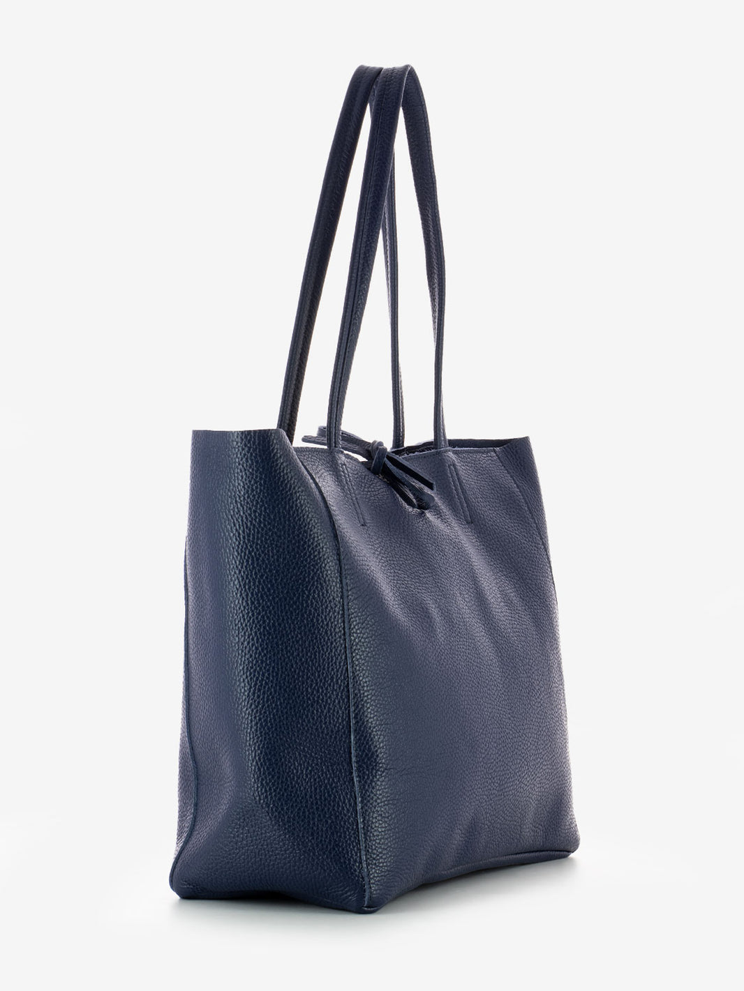 Borsa a spalla in pelle blu