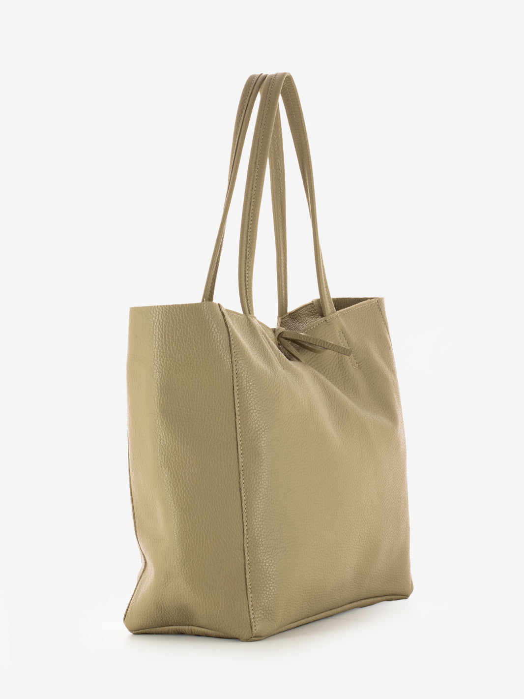 Borsa a spalla in pelle sand