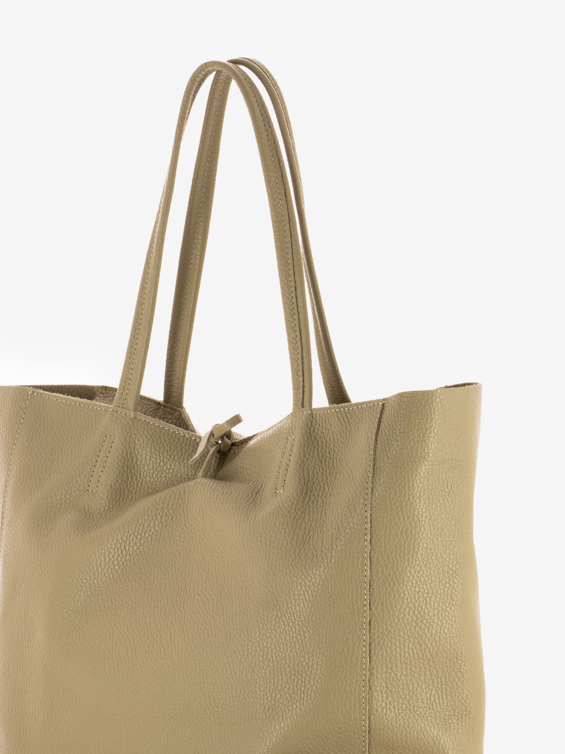 Borsa a spalla in pelle sand