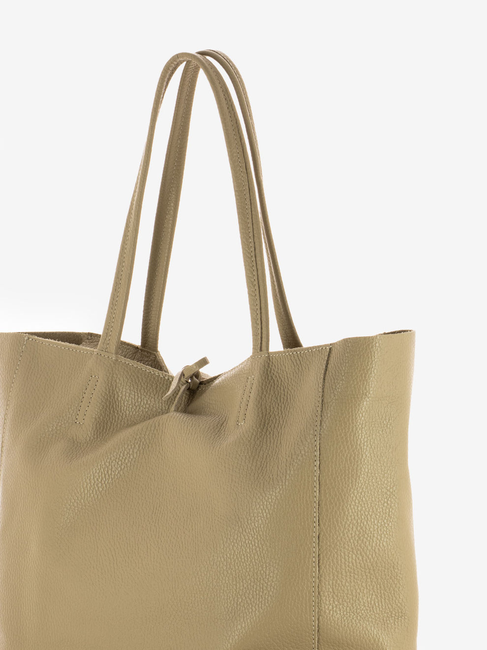 Borsa a spalla in pelle sand