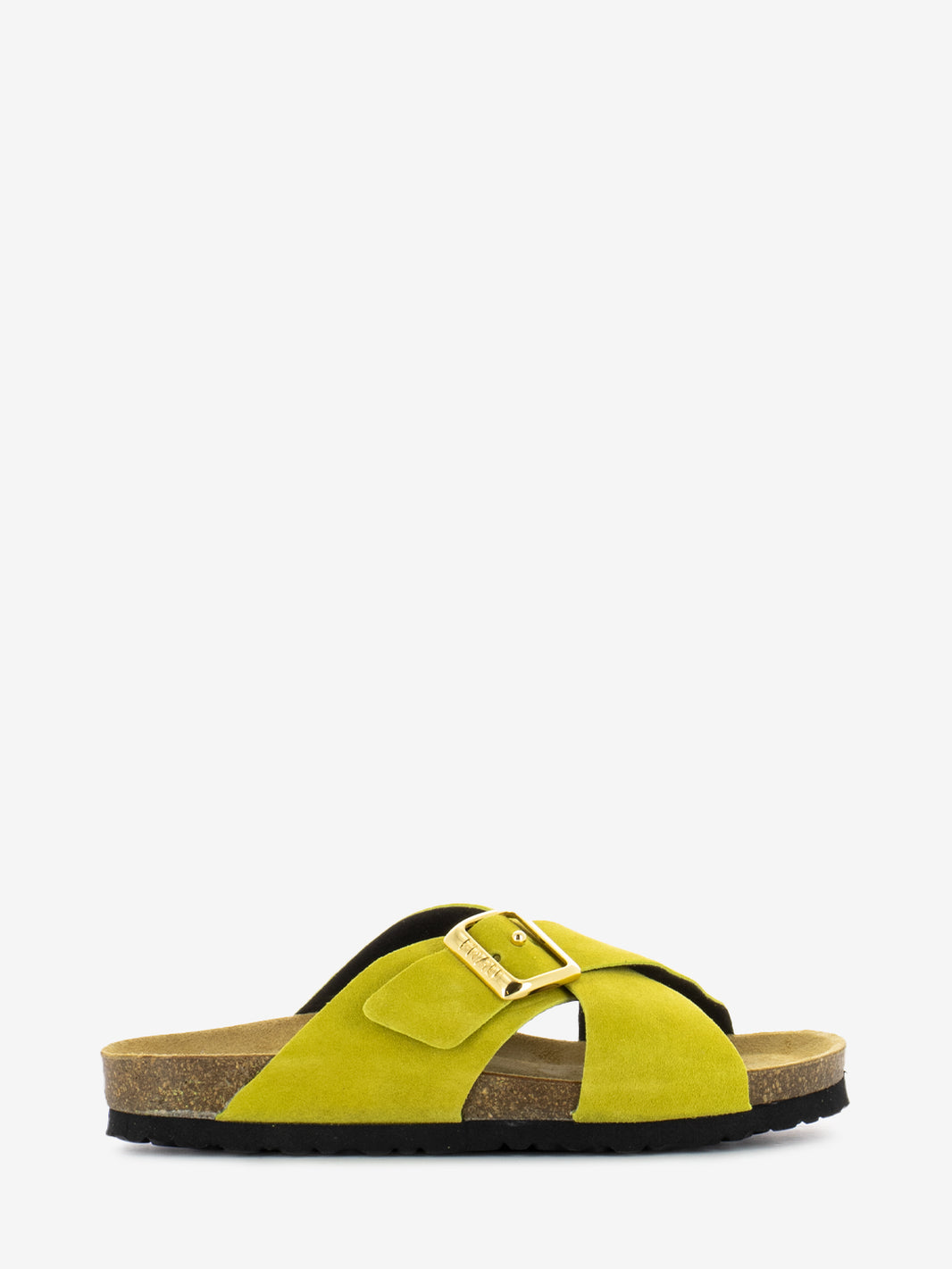 Ciabatta in suede cedro