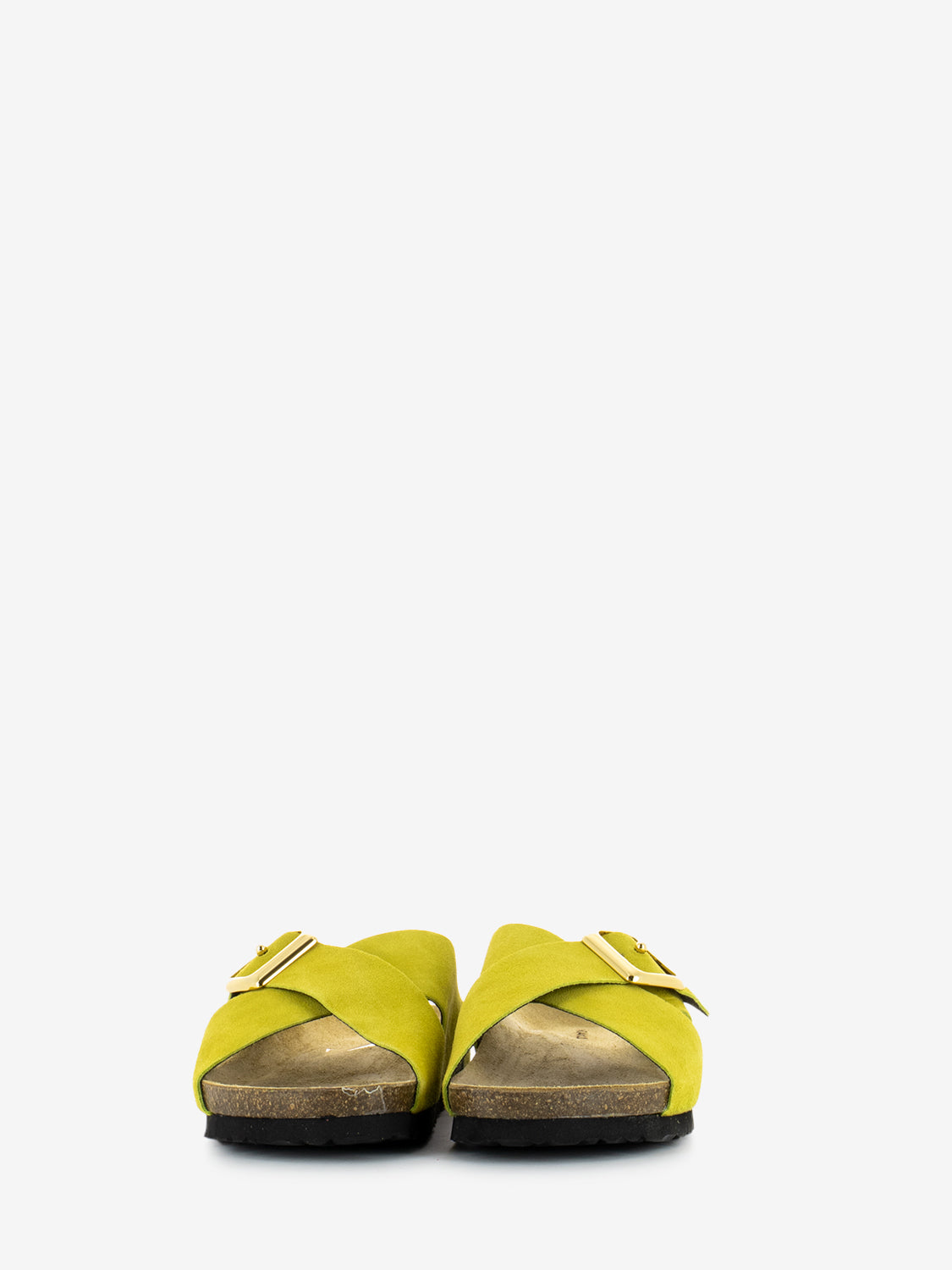Ciabatta in suede cedro