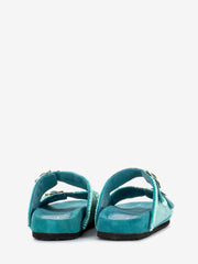 FRAU - Ciabatte Swirl turquoise