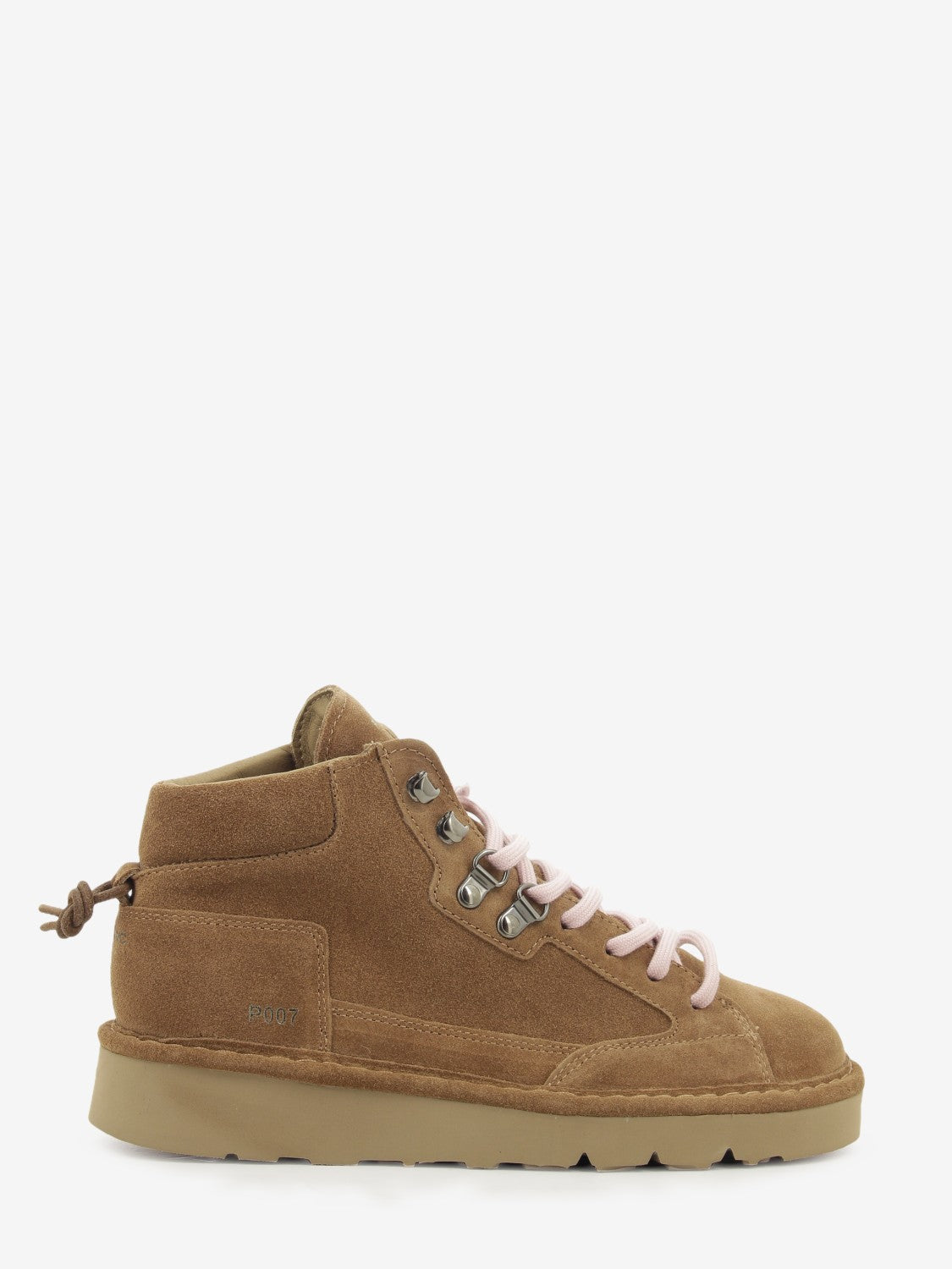 CLAY-ANKLE BOOT SUEDE MICROFIBRE LINING COGNAC P007W011-0242D004