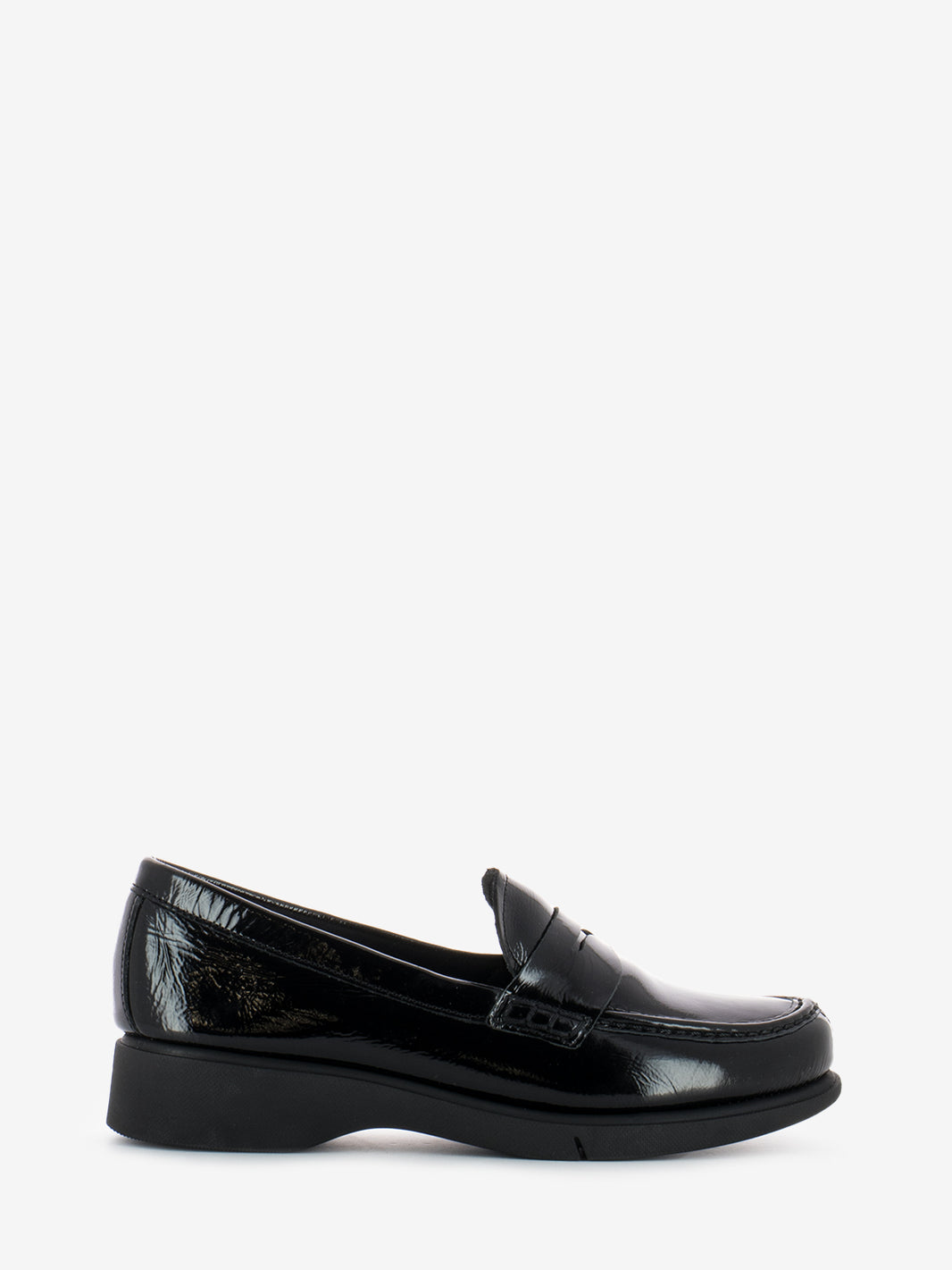 Mocassini con fascia penny Shine black