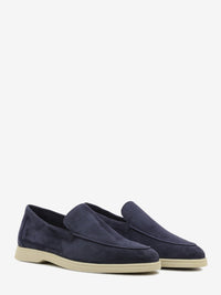Blue suede moccasin 1