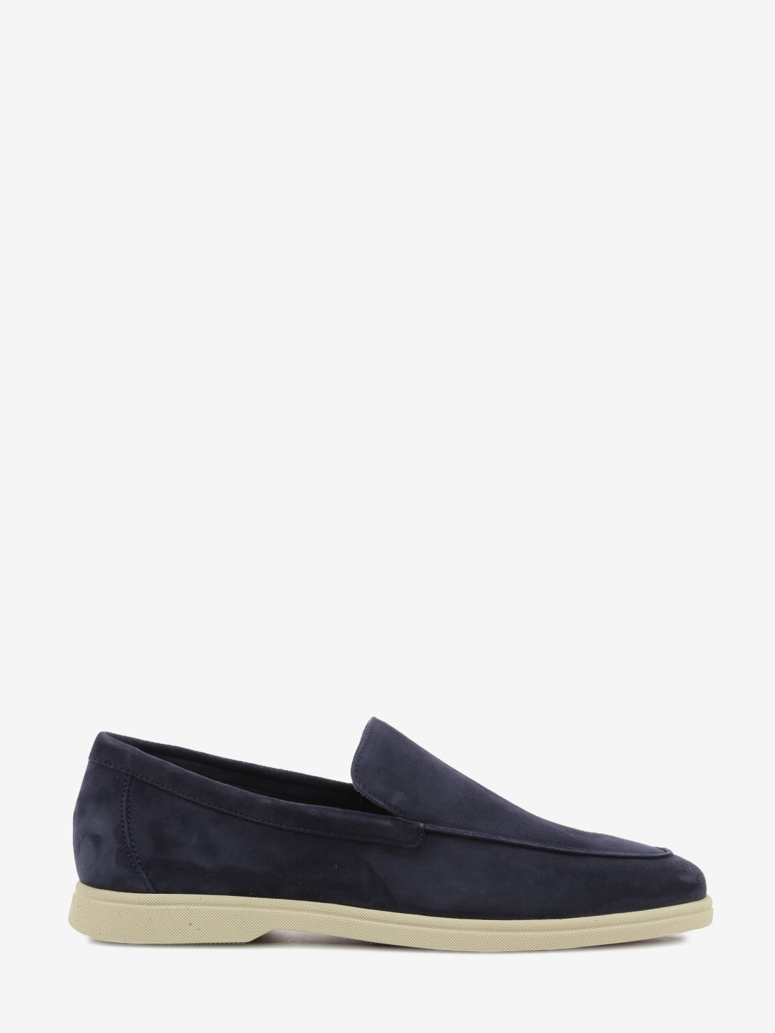 Blue suede moccasin 1