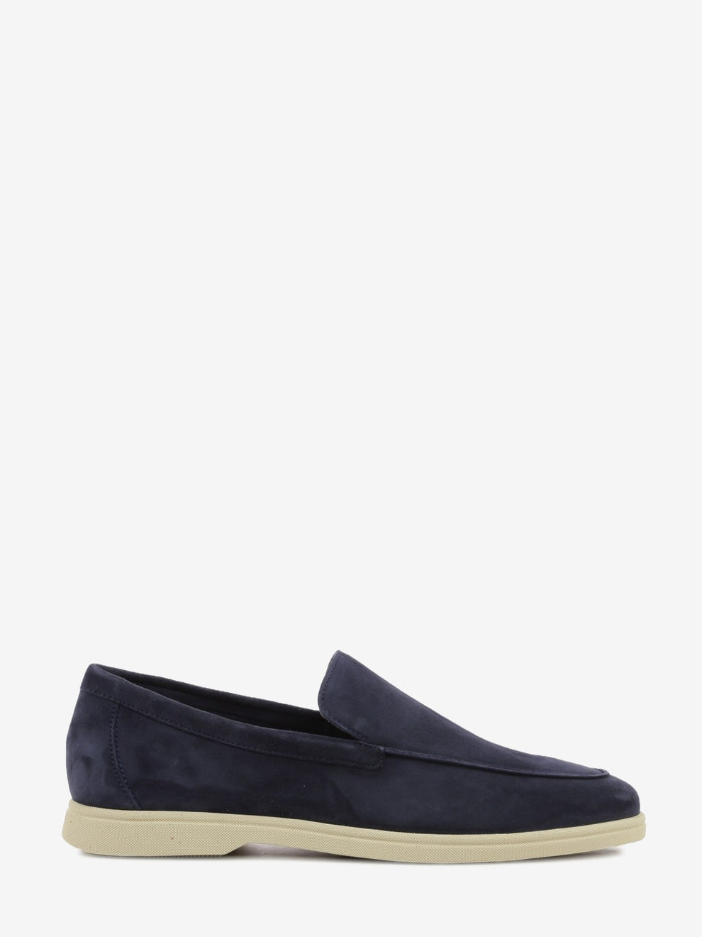 Blue suede moccasin 1