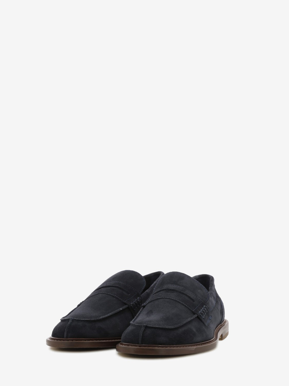 Blue suede moccasin 2