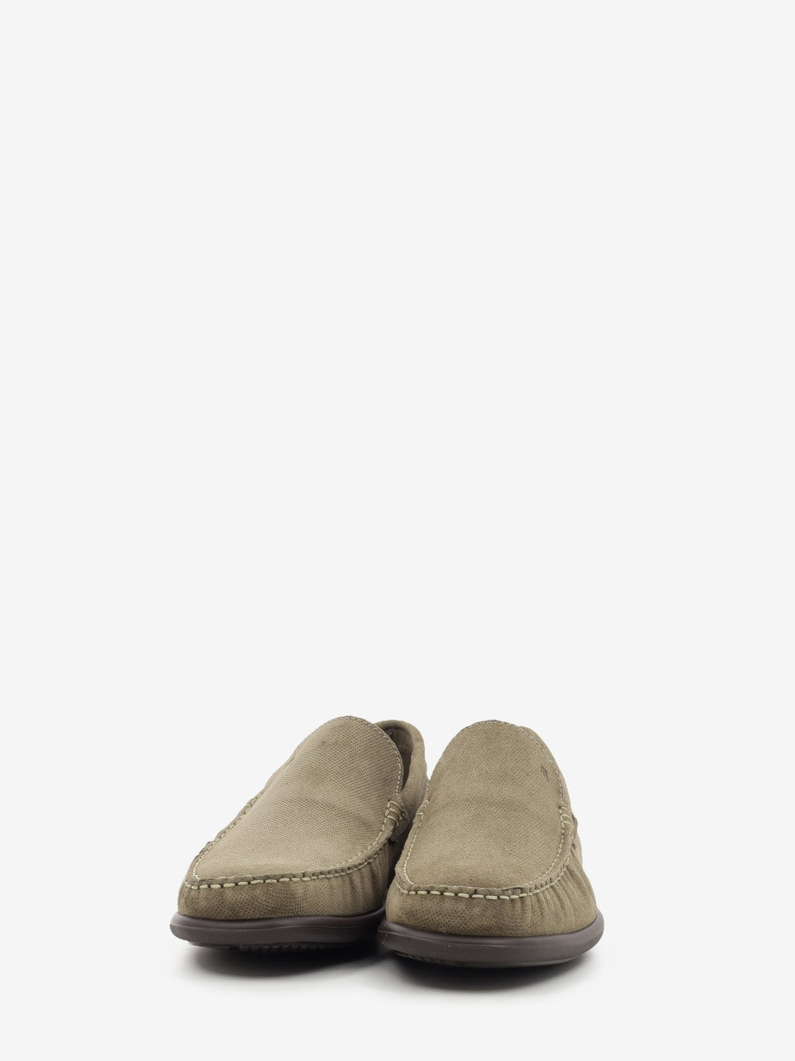 Mocassini in suede sand