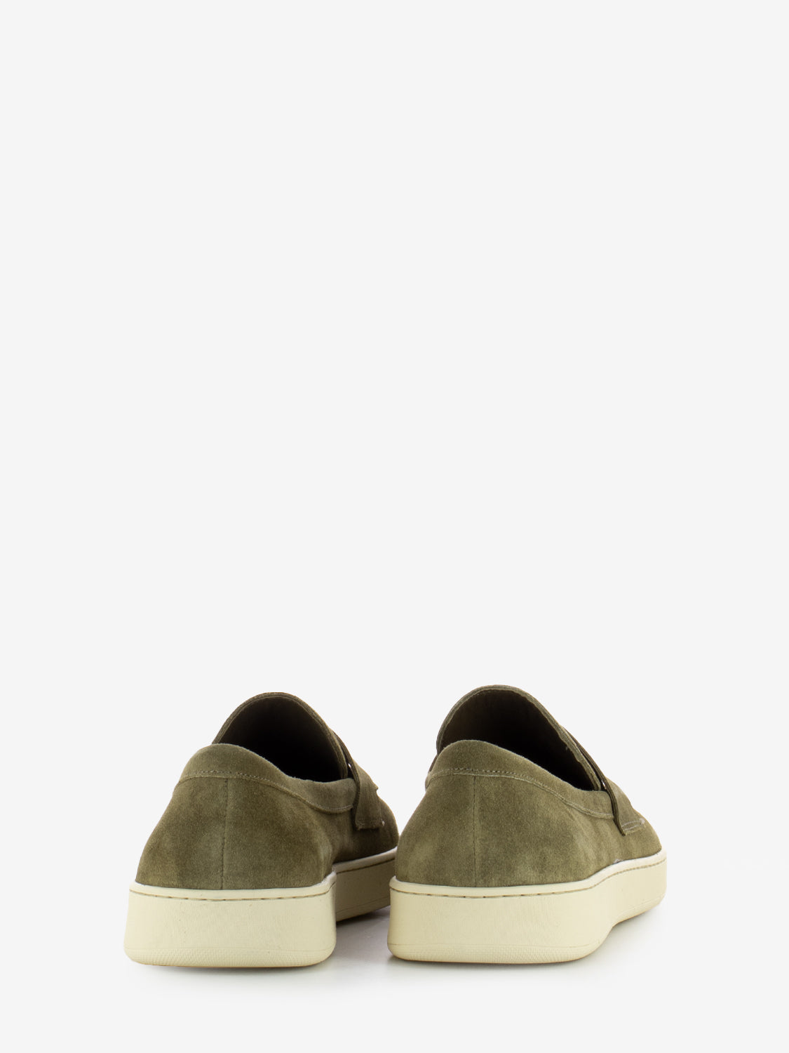 Mocassini suede fascia penny planet / panna