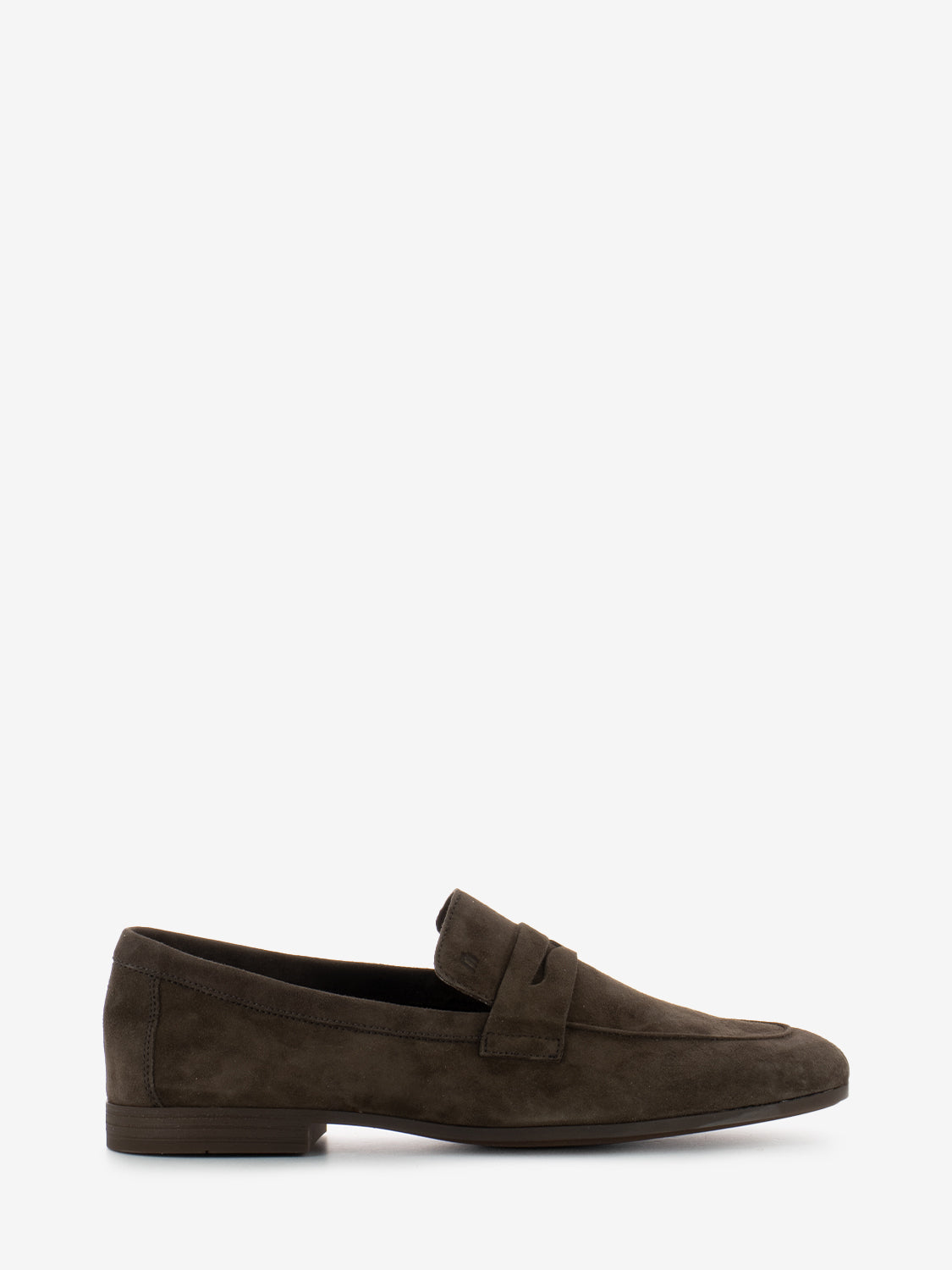 Mocassino in suede testa di moro