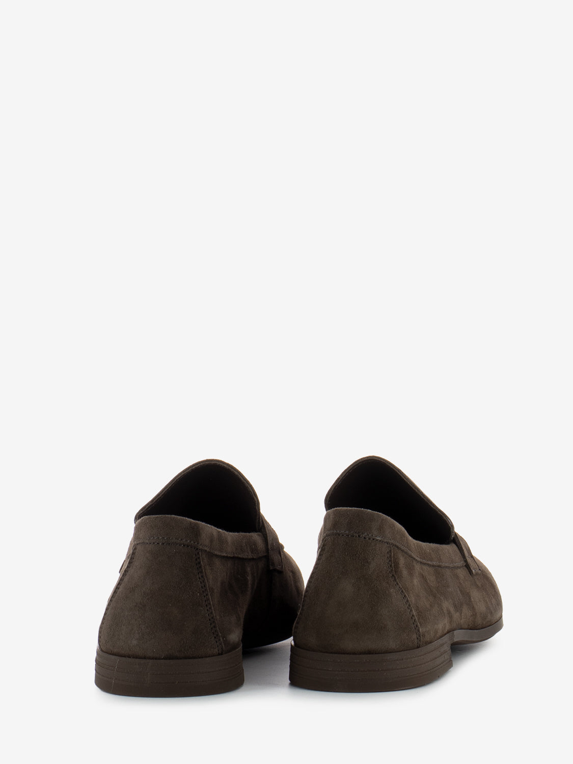 Mocassino in suede testa di moro