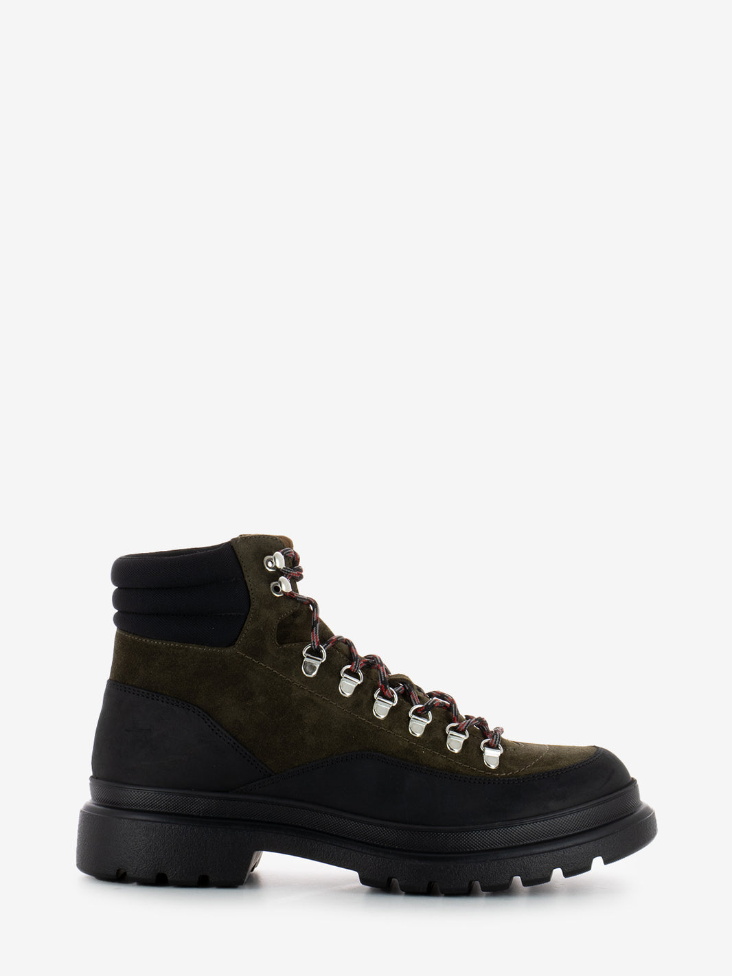 Pedula in suede crazy nero / verde