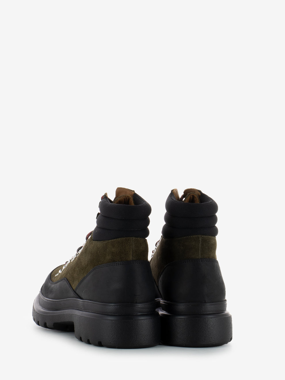 Pedula in suede crazy nero / verde