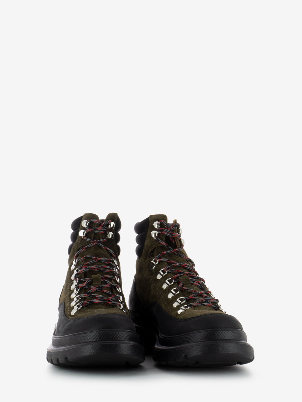 Pedula in suede crazy nero / verde