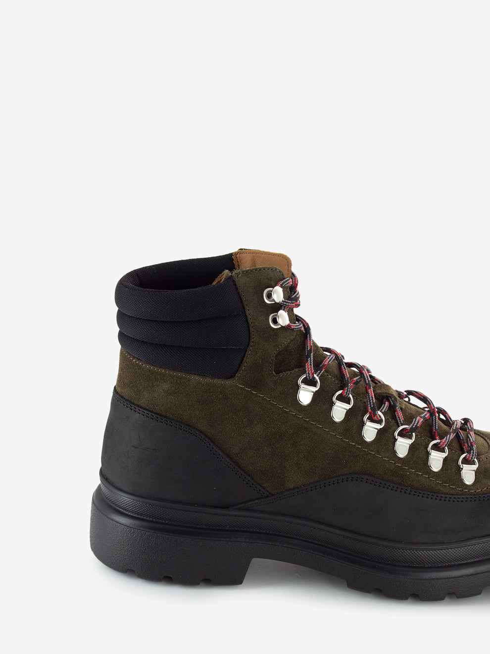 Pedula in suede crazy nero / verde
