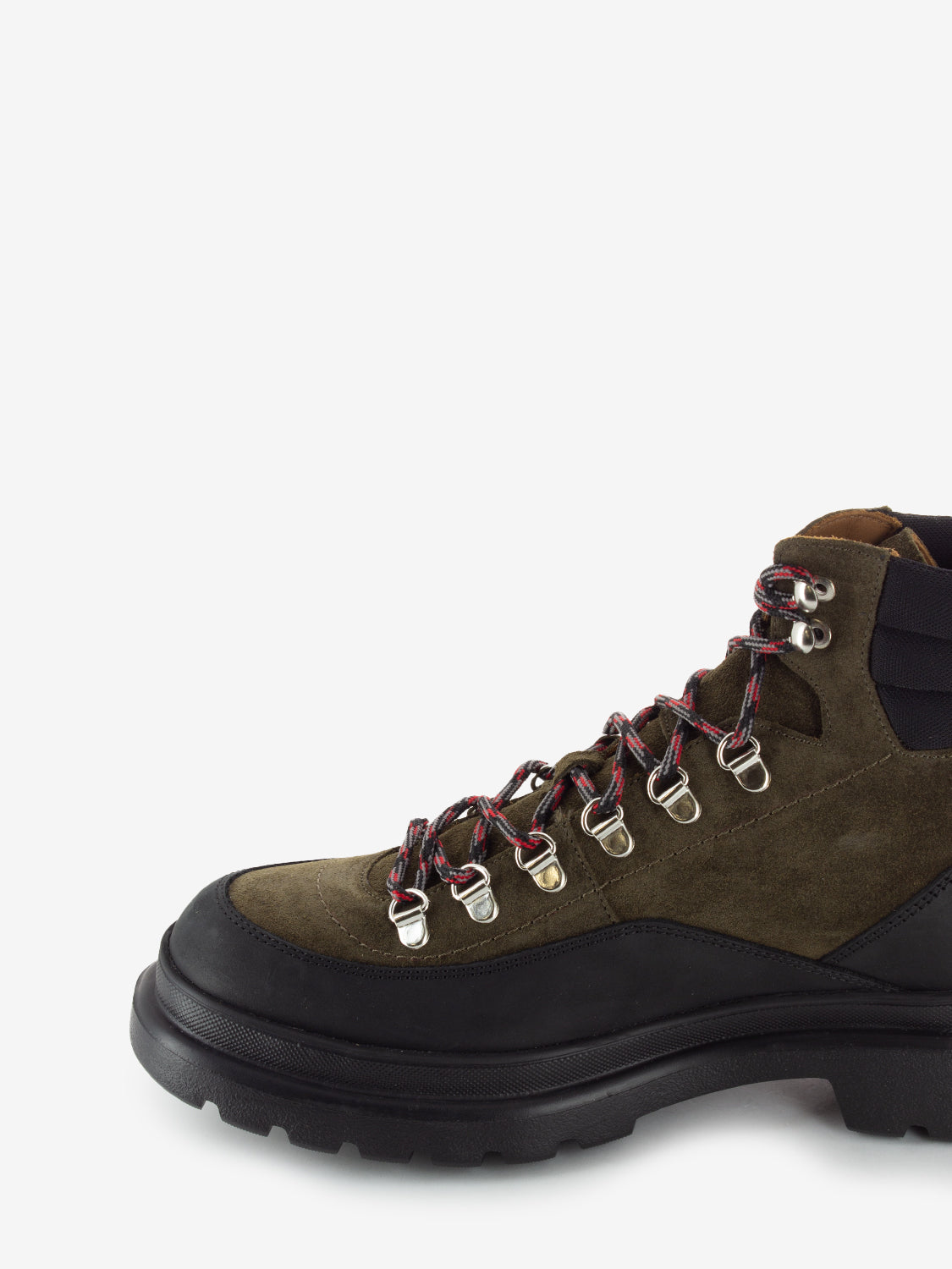 Pedula in suede crazy nero / verde