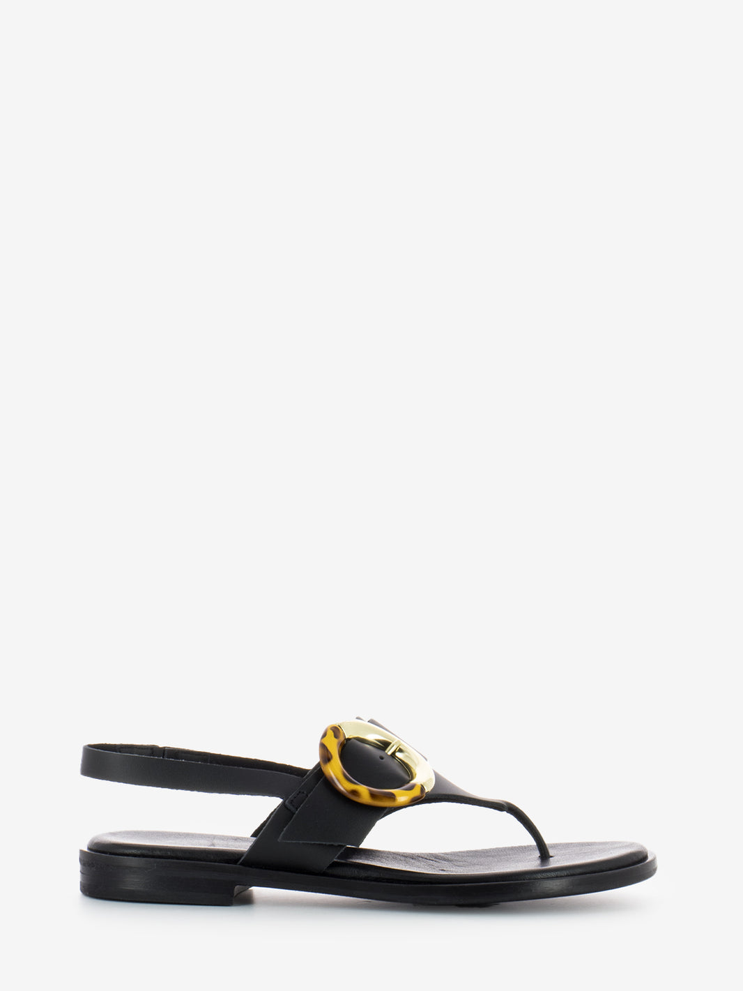 Sandali infradito London turtle nero