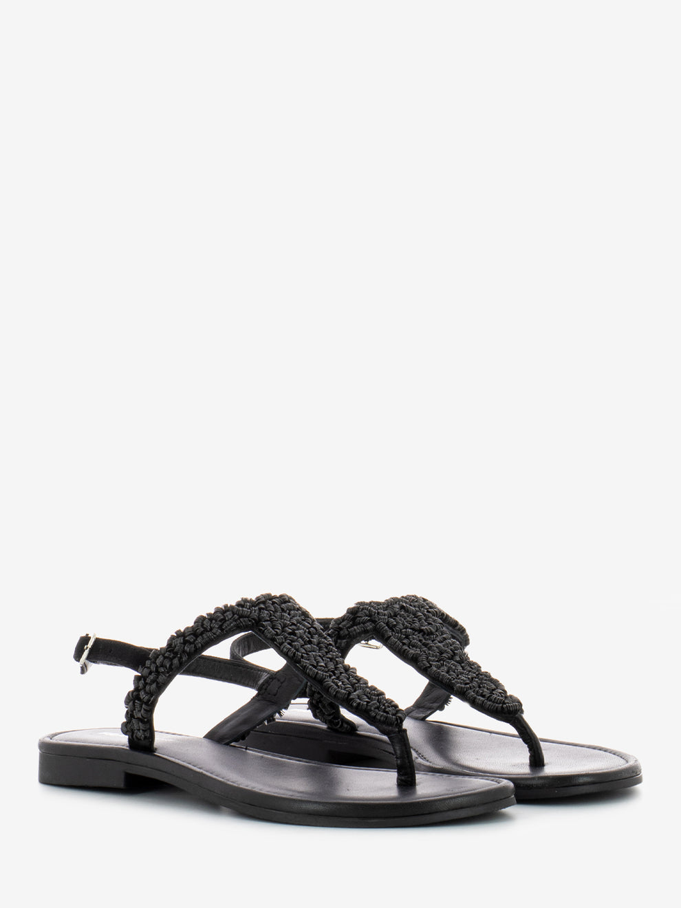 Sandali infradito Swirl black