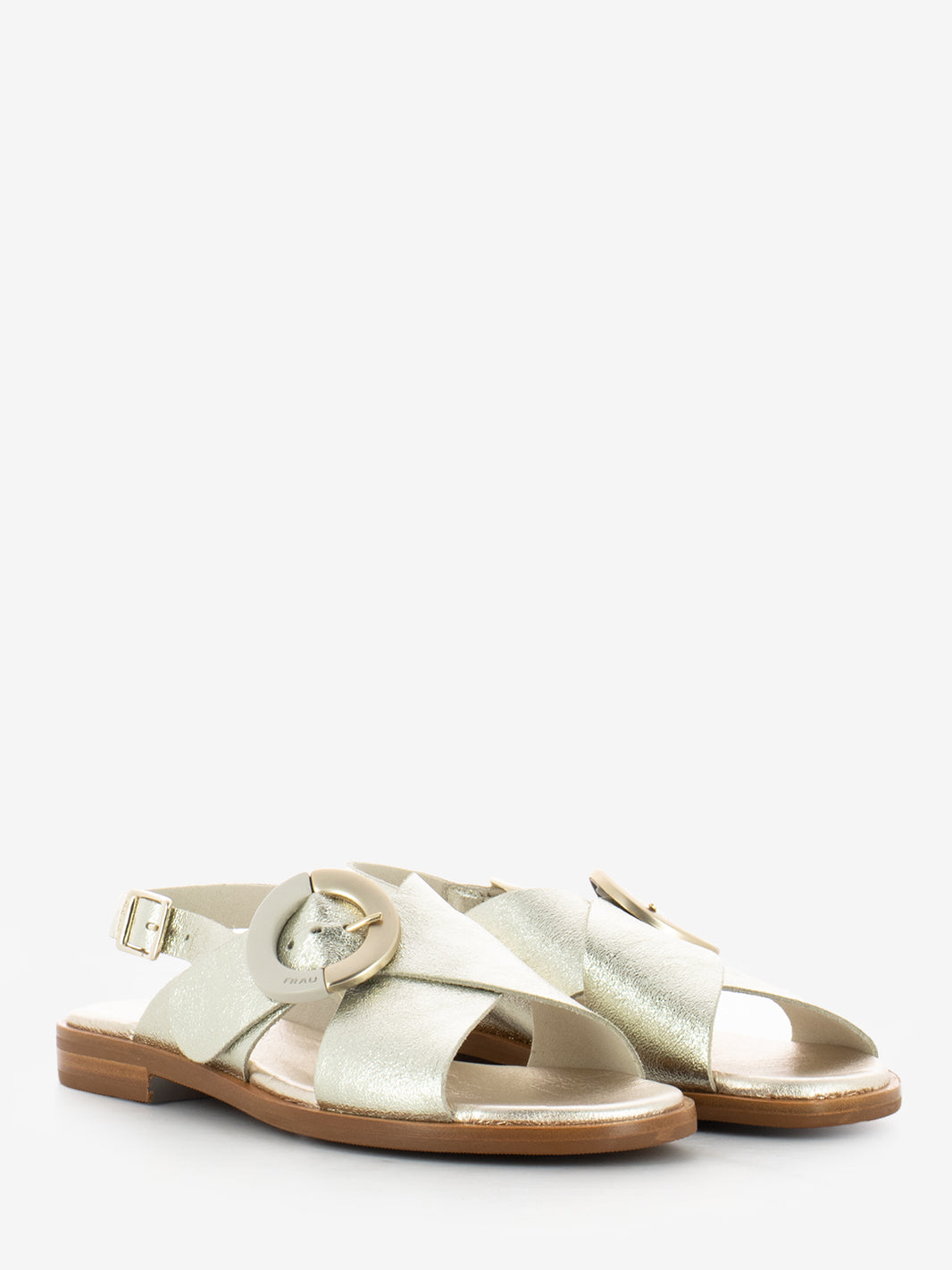 Sandali pelle Florence platino