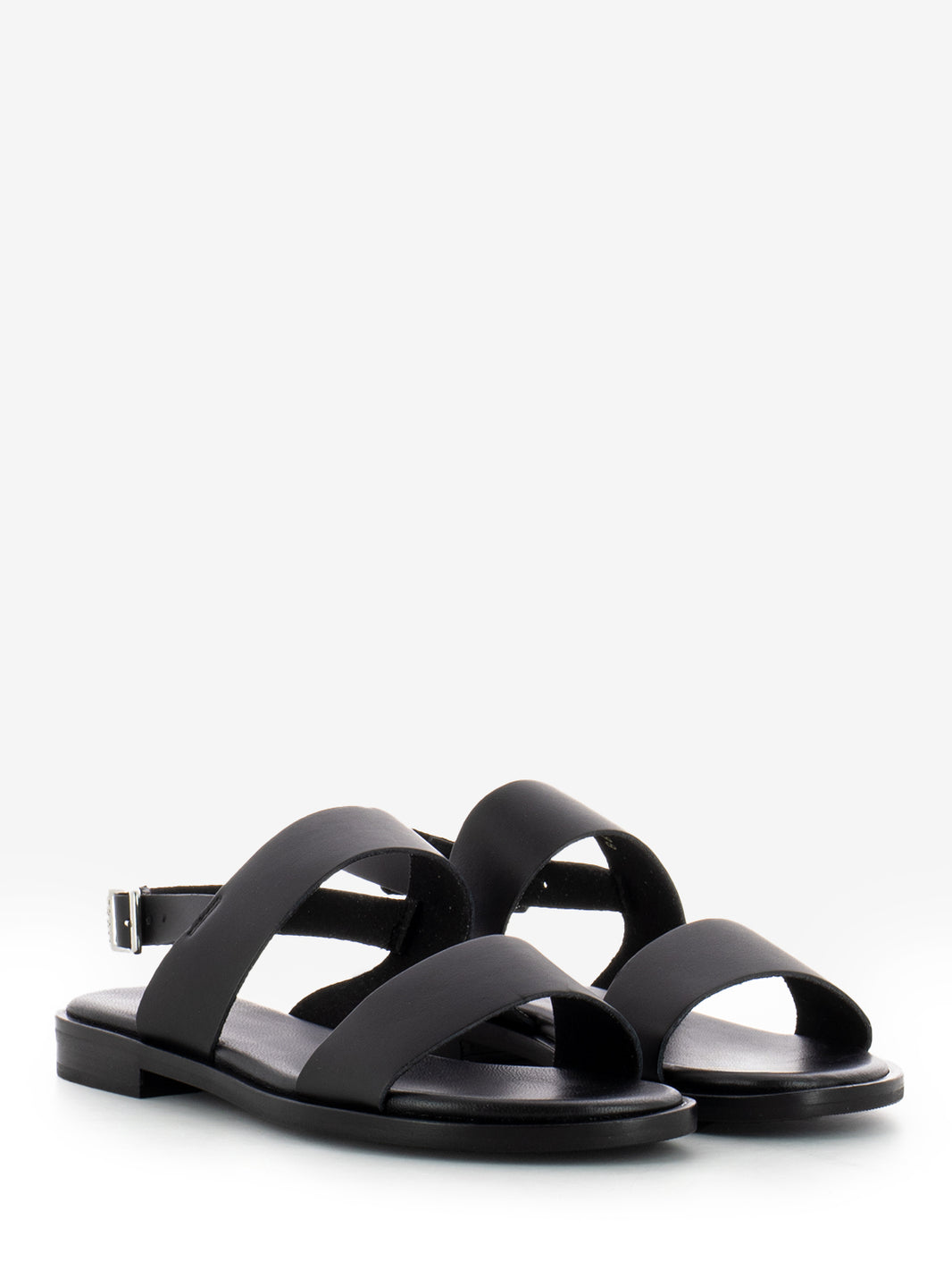 Sandali pelle London nero