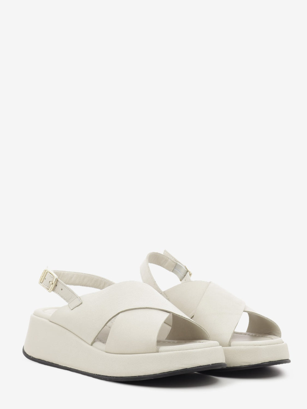 Butter leather wedge sandal
