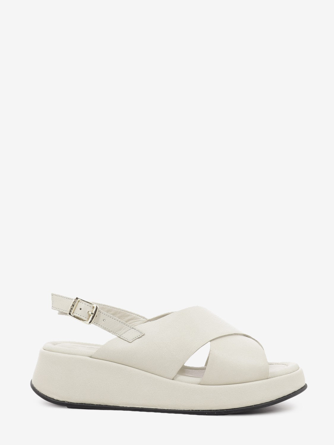 Butter leather wedge sandal