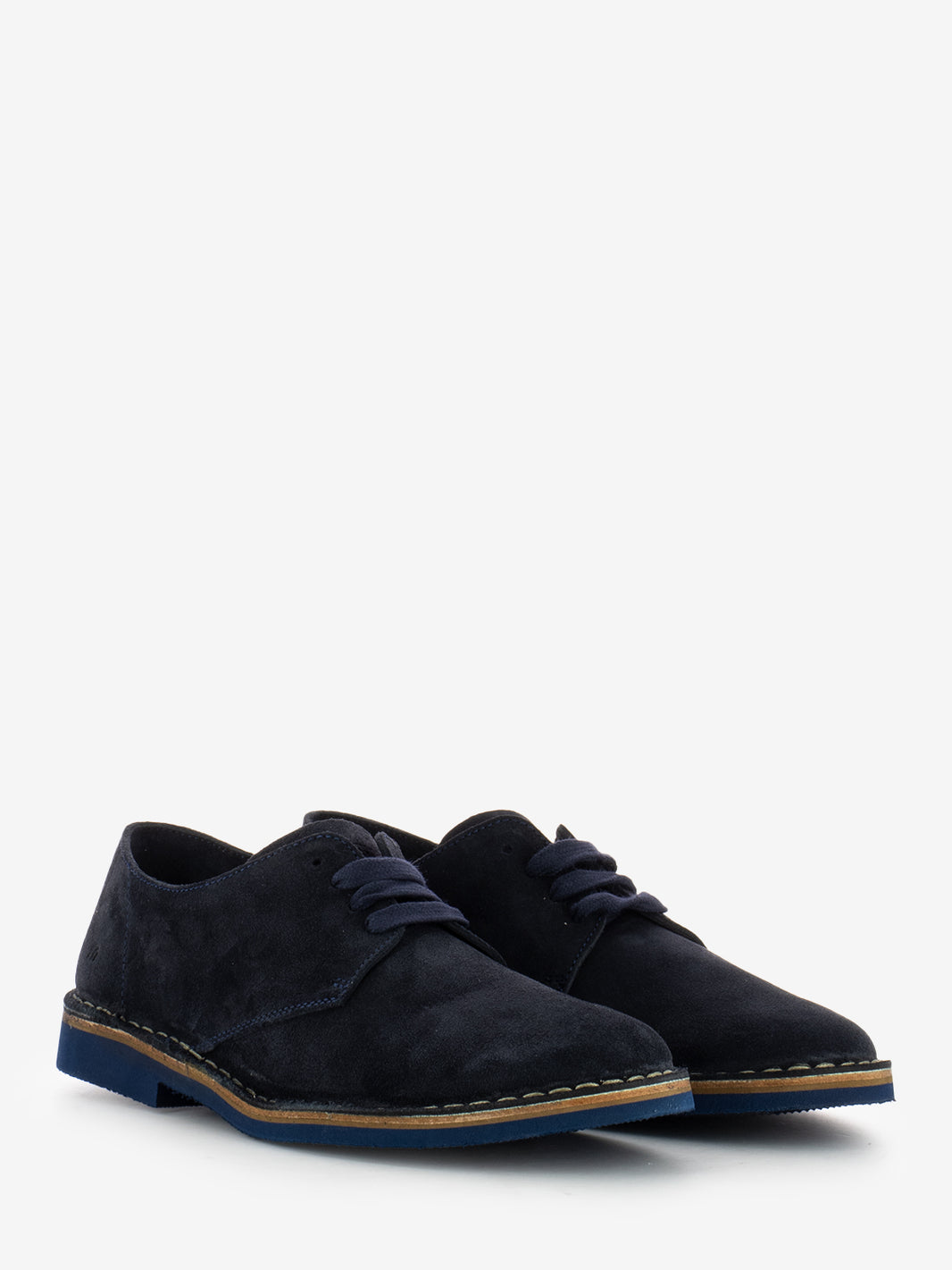 Scarpa casual derby castoro blu