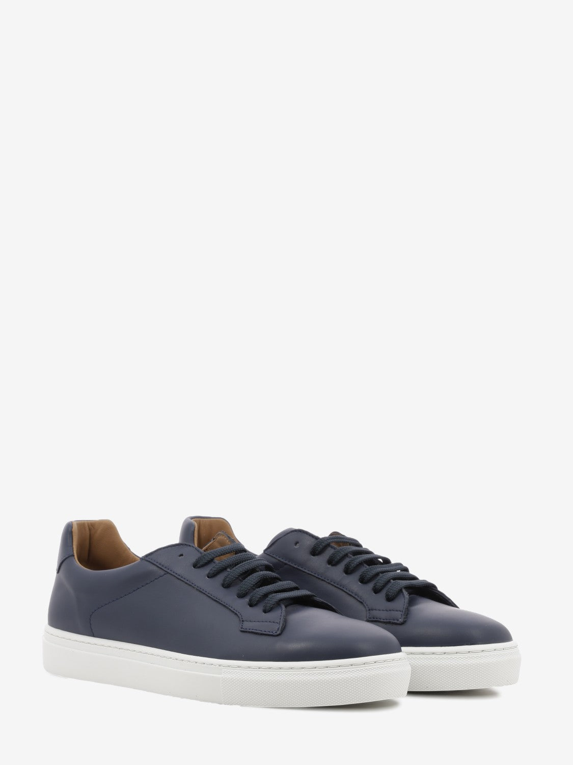 Sneaker pelle blu