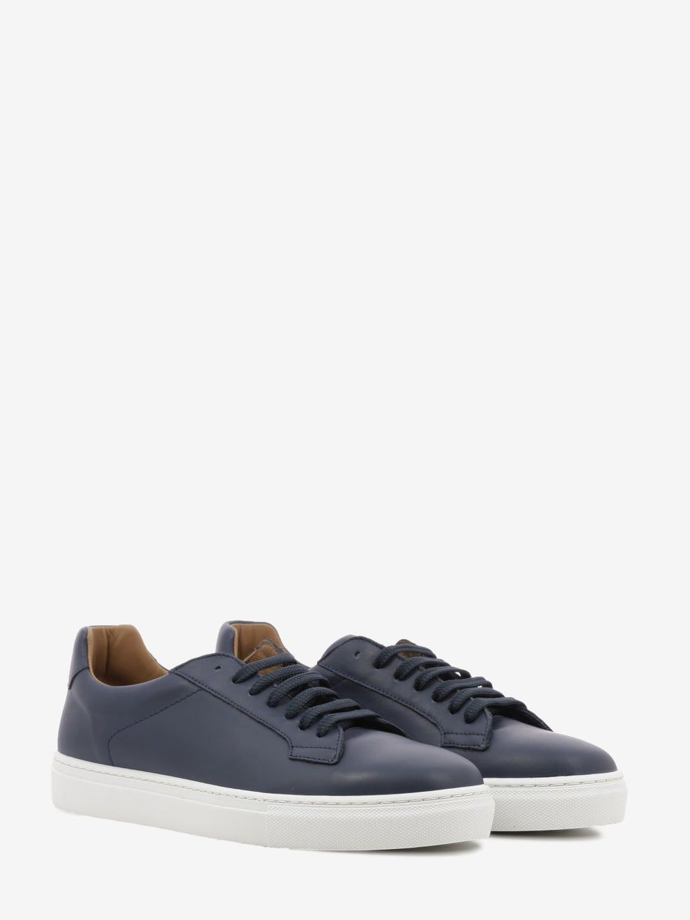 Sneaker pelle blu