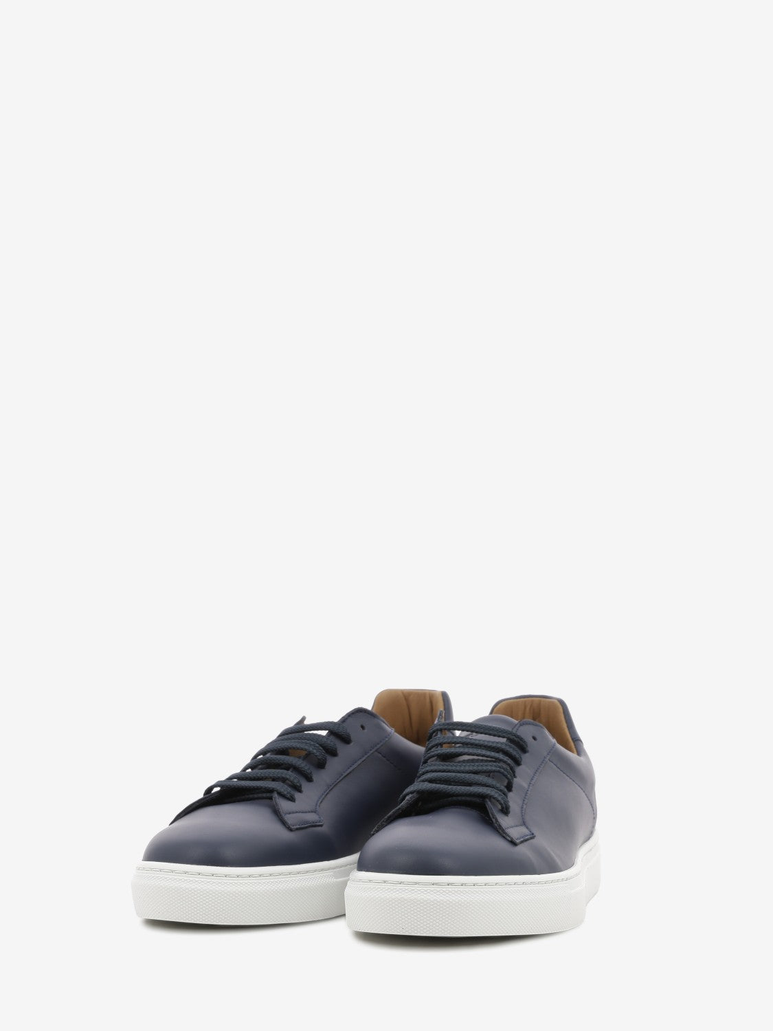 Sneaker pelle blu