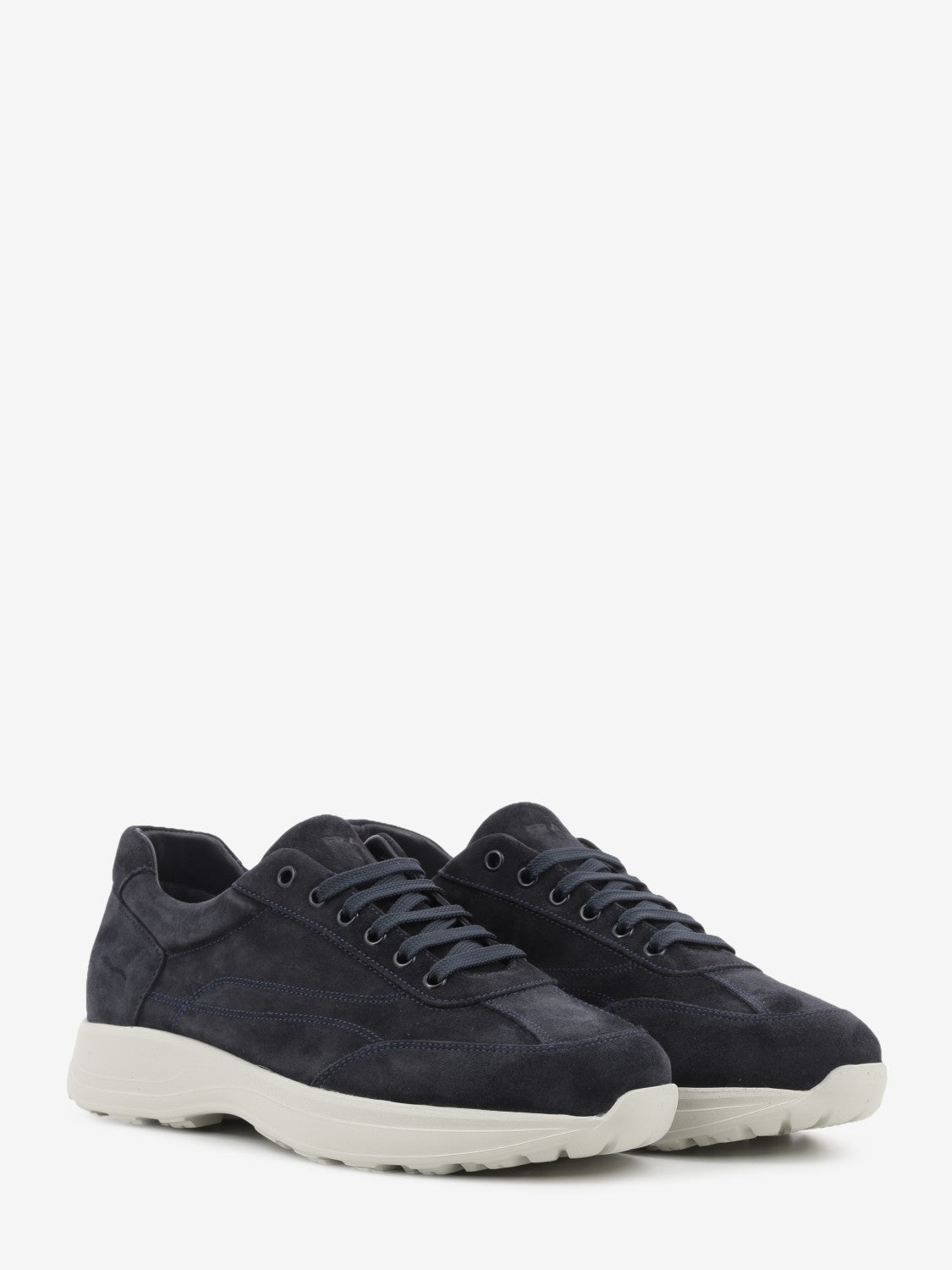 Sneakers in camoscio blu