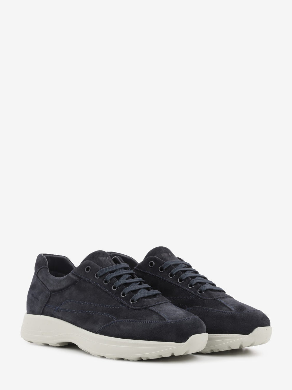 Sneakers in camoscio blu