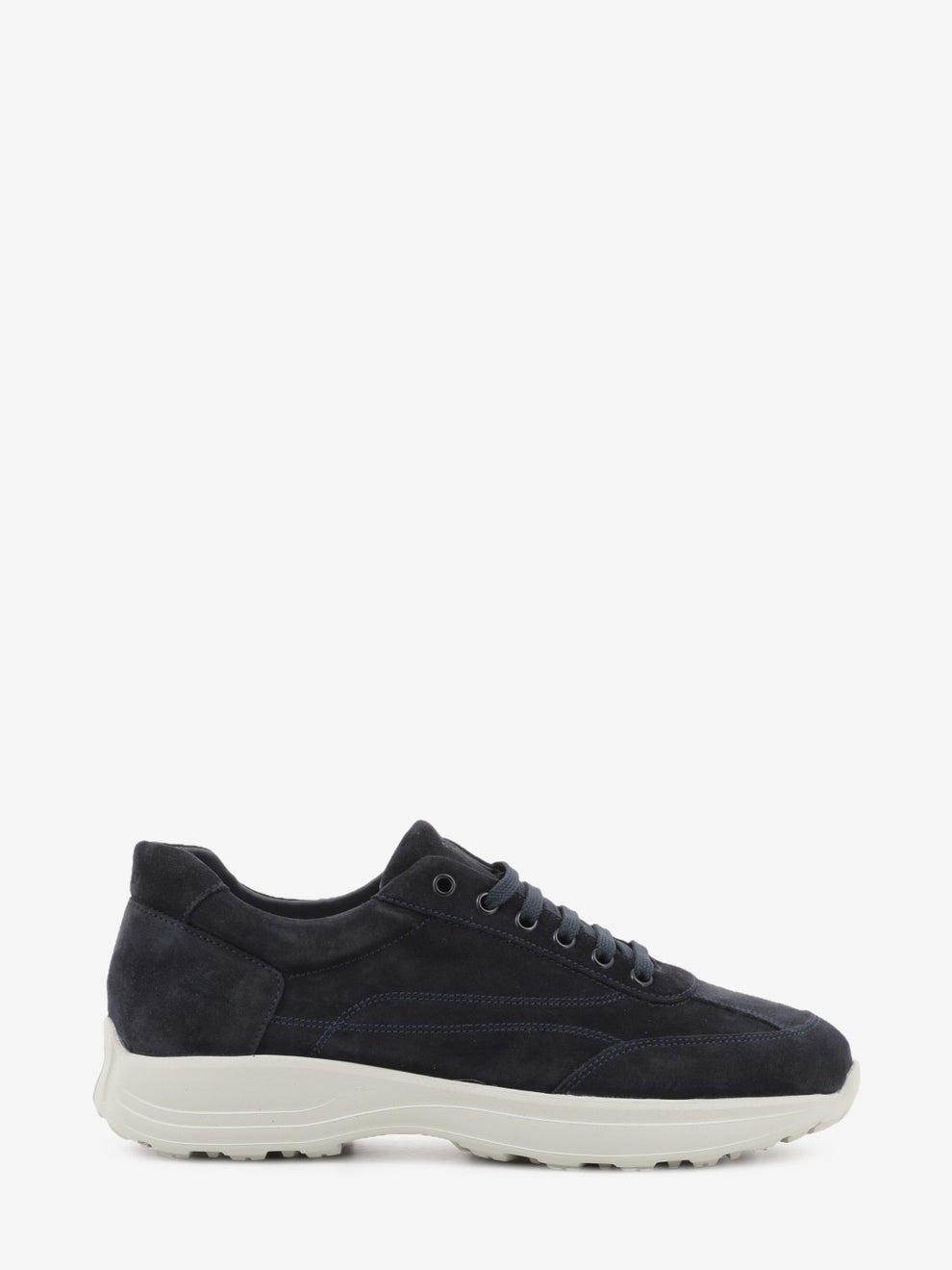 Sneakers in camoscio blu