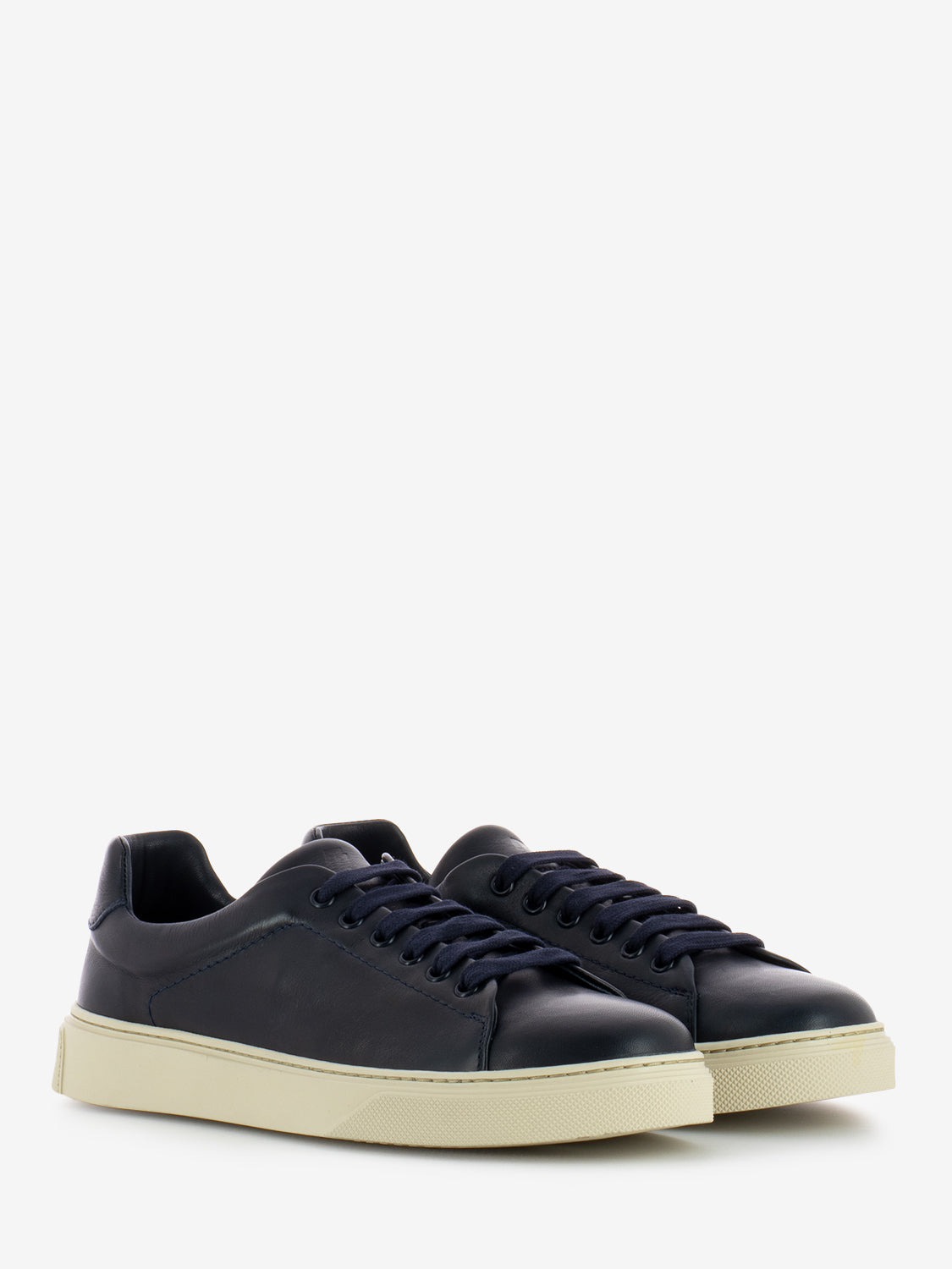Sneakers in pelle Mousse blu