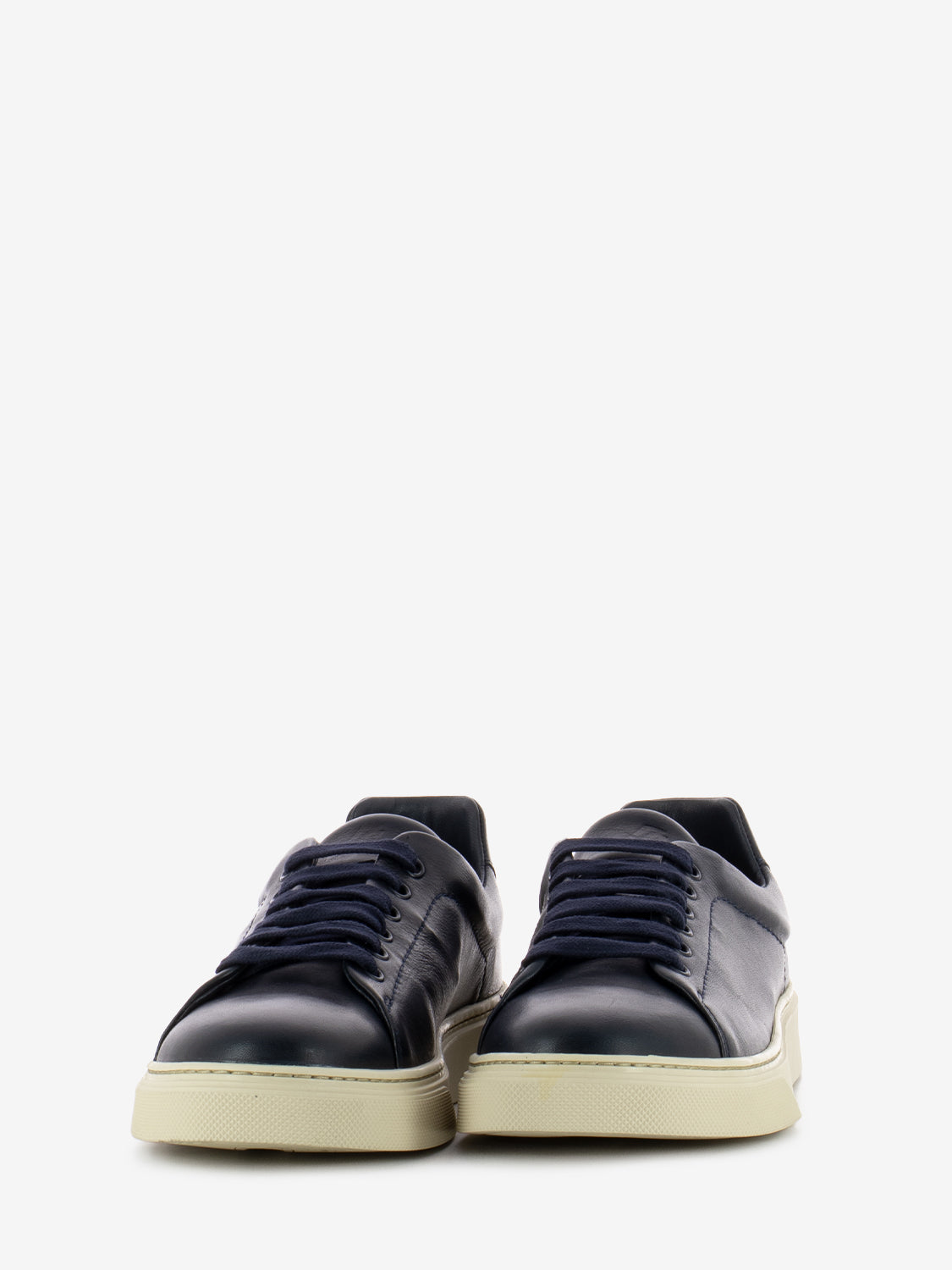 Sneakers in pelle Mousse blu