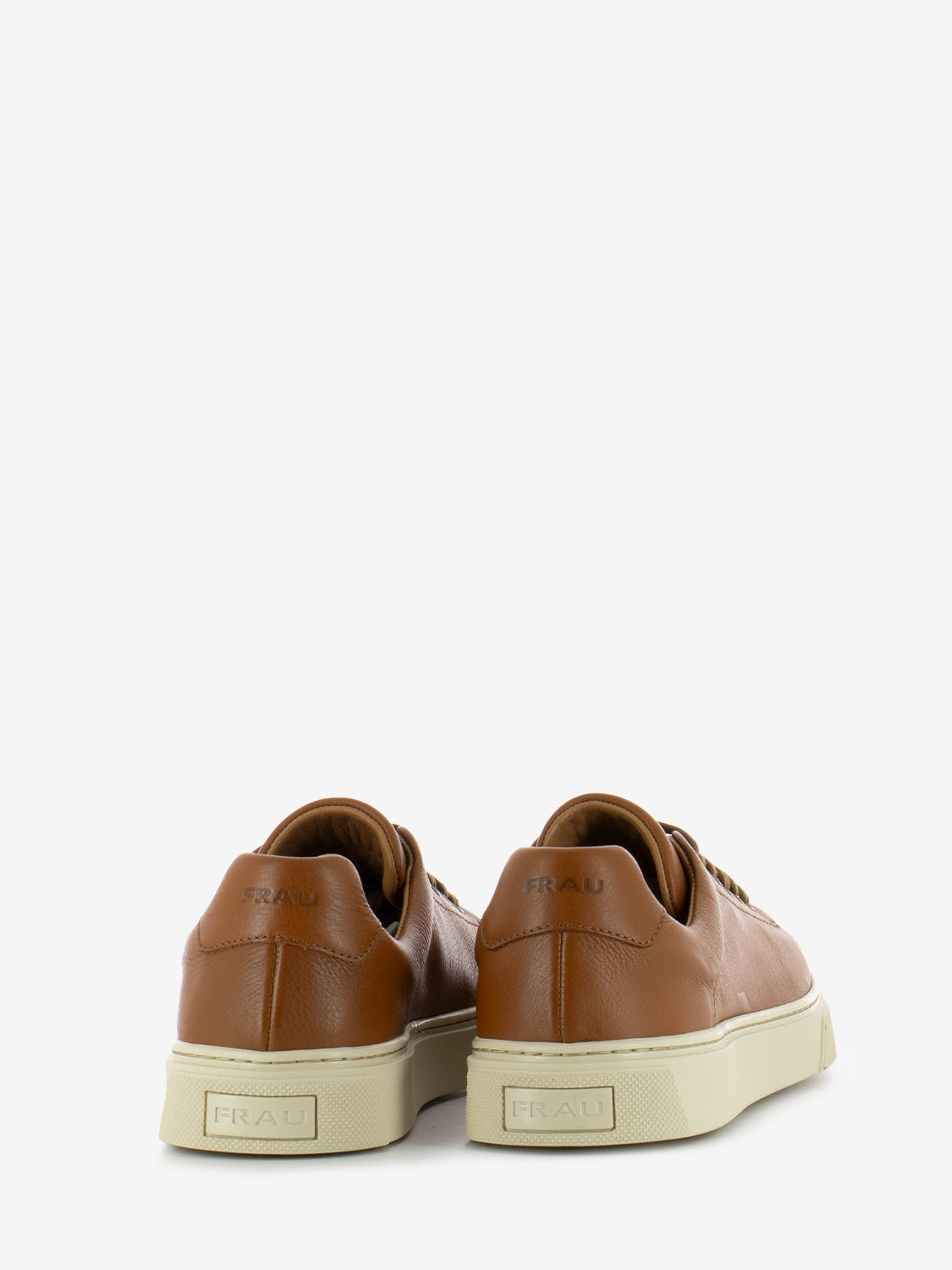 Sneakers in pelle Mousse cognac