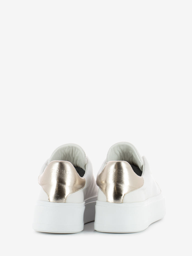 FRAU - Sneakers in pelle Mousse XL bianco platino