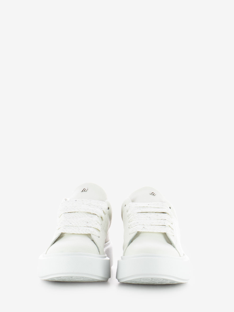 Sneakers Sun in pelle bianco / argento