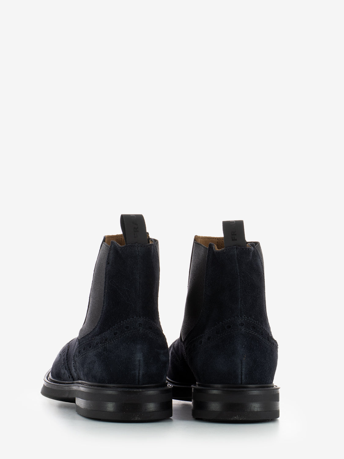Waxy Blue Suede Ankle Boot