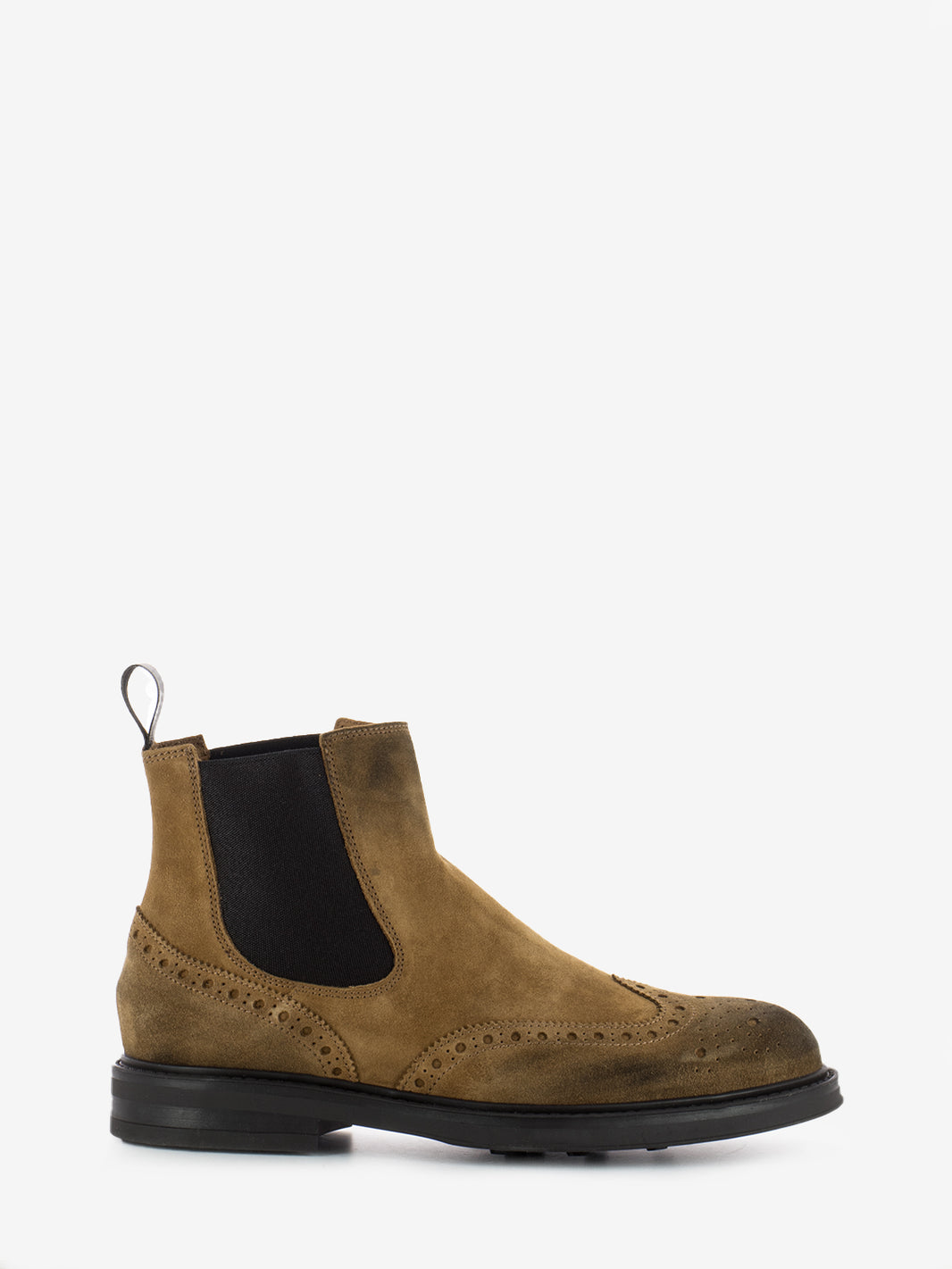 Stivaletto in suede Waxy corteccia
