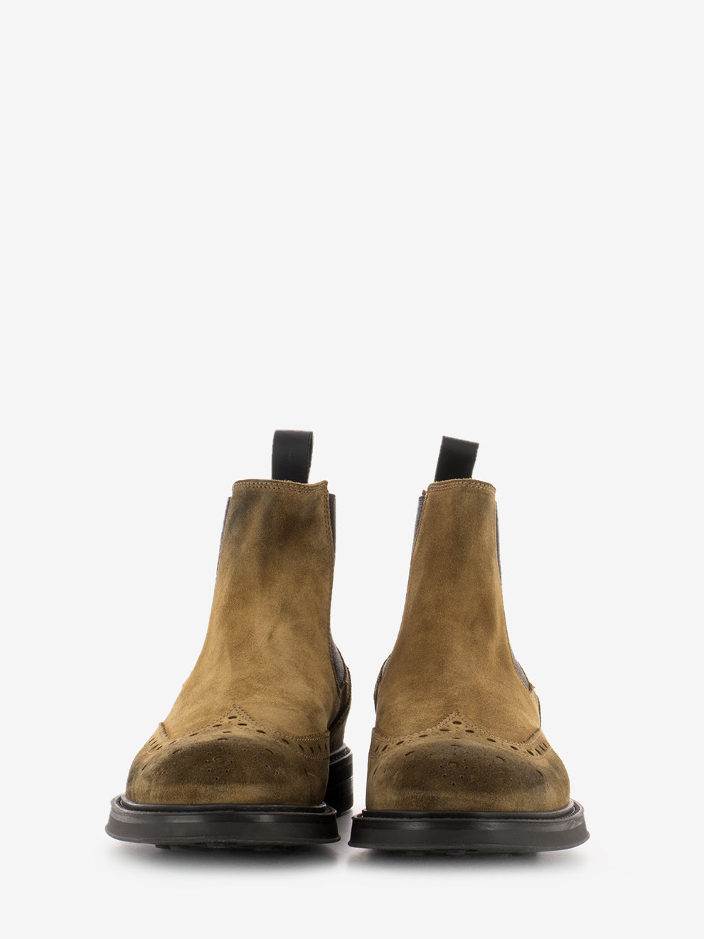 Stivaletto in suede Waxy corteccia