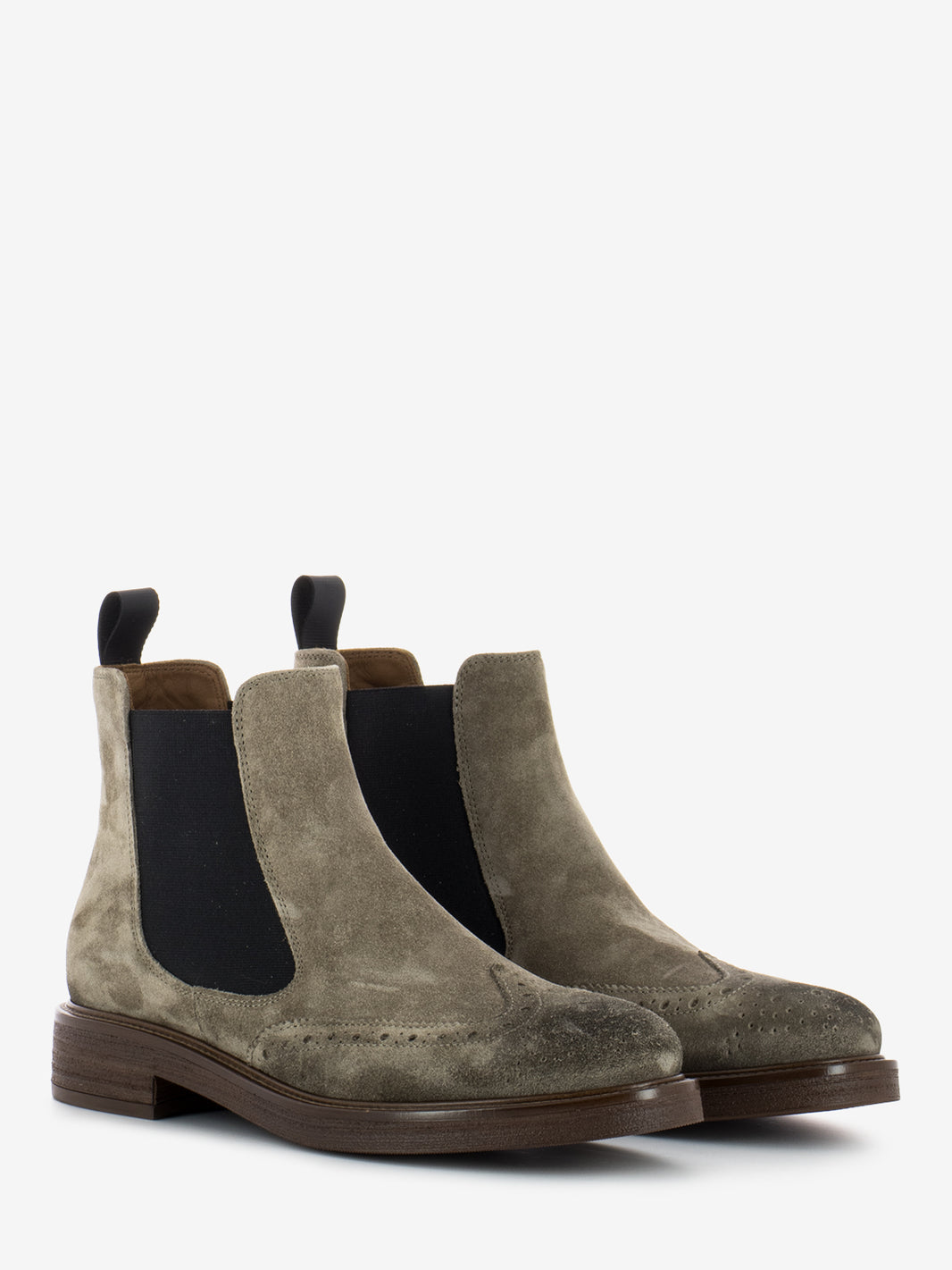Tronchetti con brogue Waxy arena