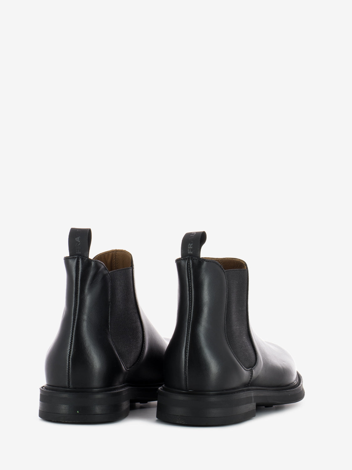 Tronchetti neri poncho gomma nero