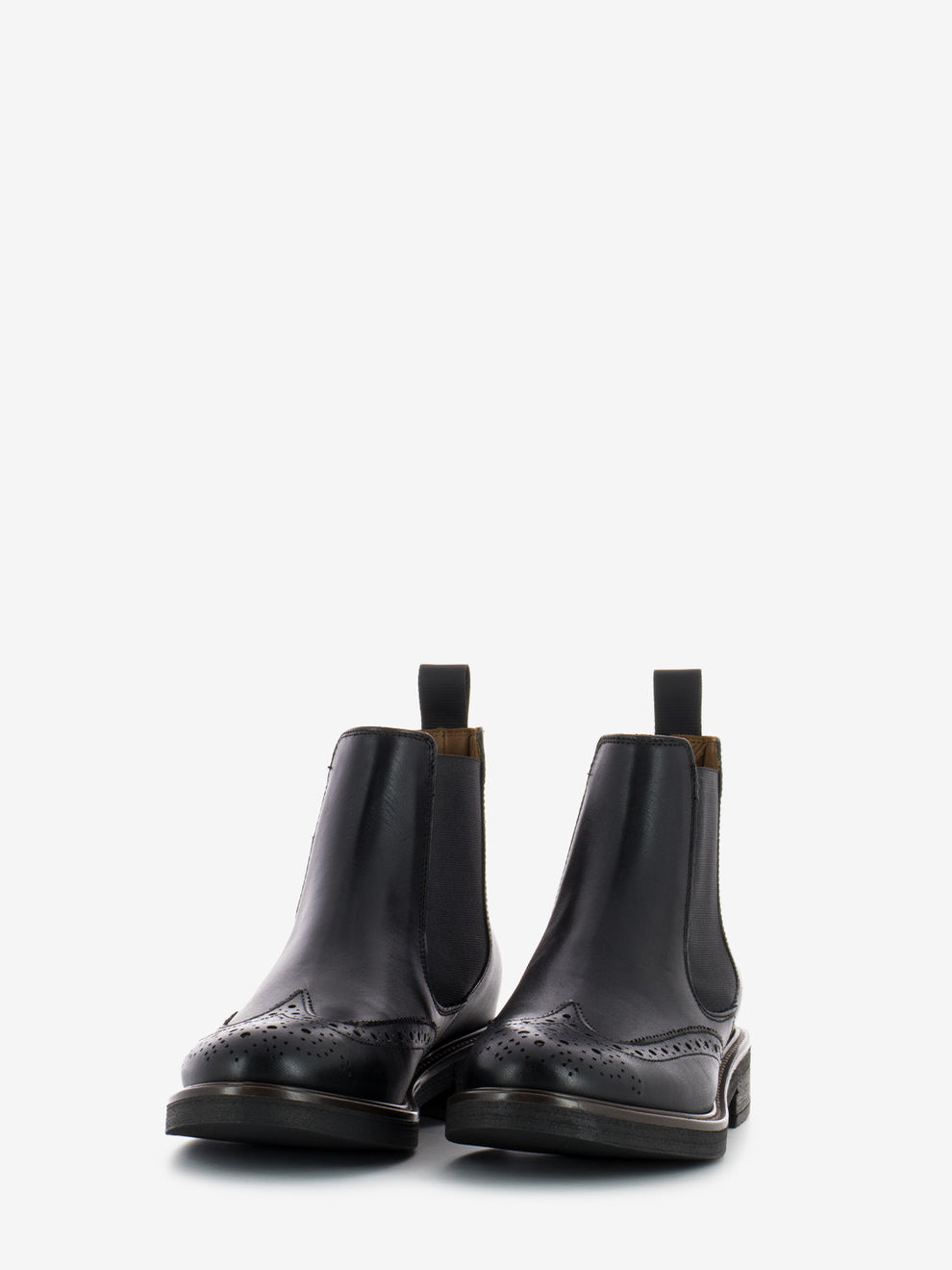 Black silk boot