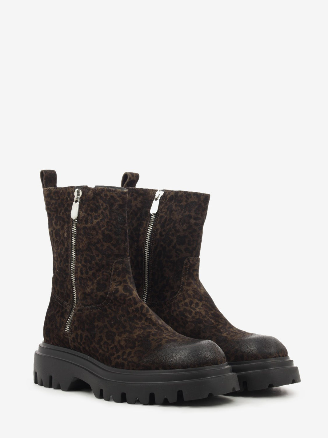 Tago Leopard Dark Brown Amphibious Boots