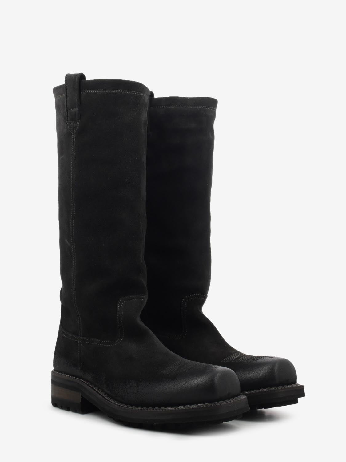 Camperos in suede used testa di moro