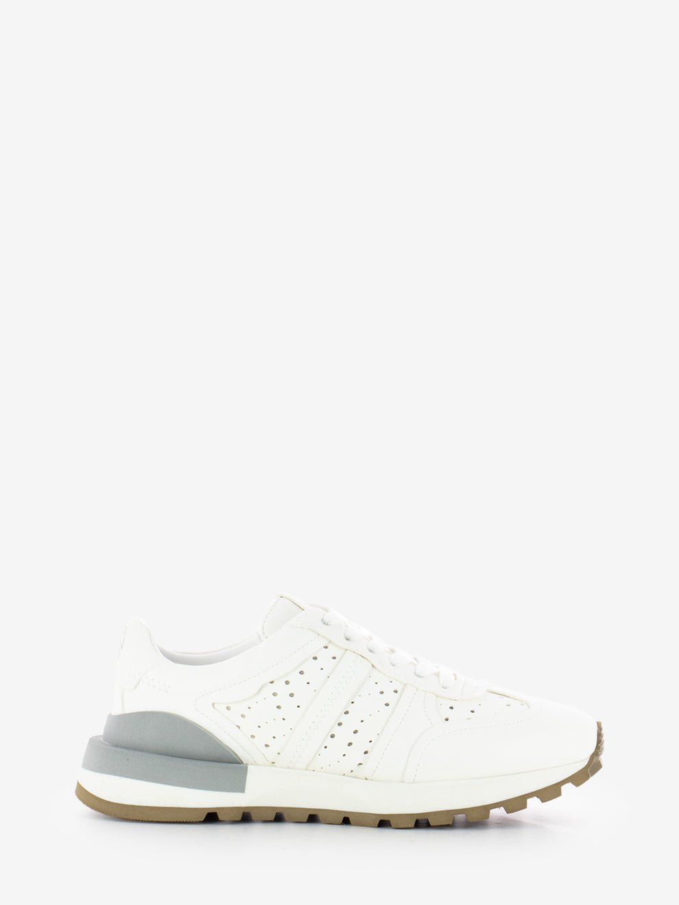 Cloe sneaker in milk leather
